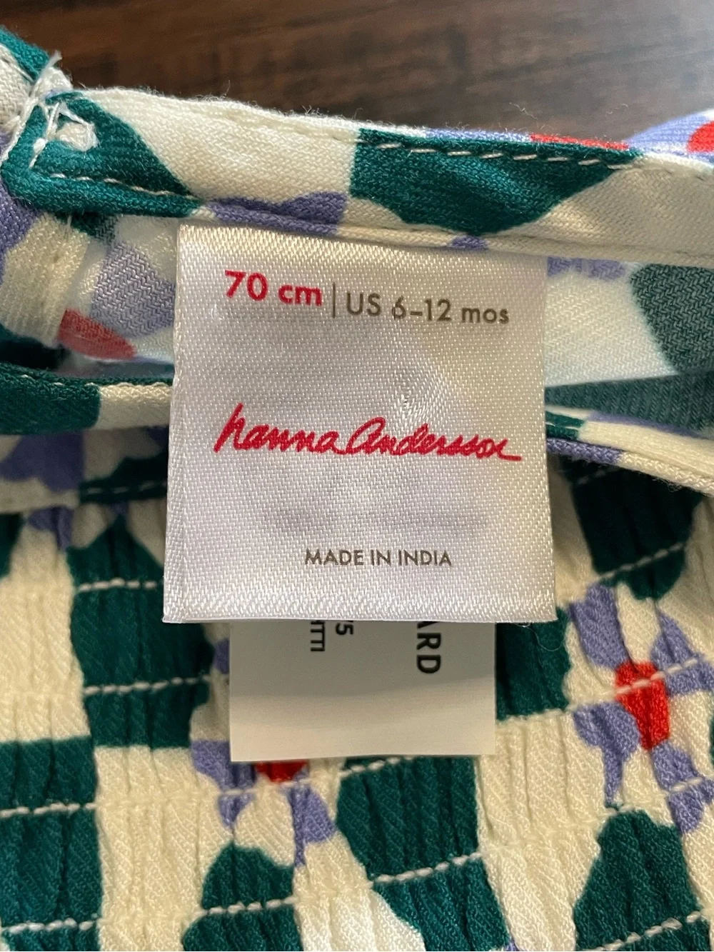 Hanna Andersson Baby Checkerboard Woven Dress